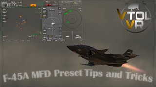 VTOL VR F45A Ghost  Cockpit Screen Display Layout  Tips and Tricks [upl. by Hole915]