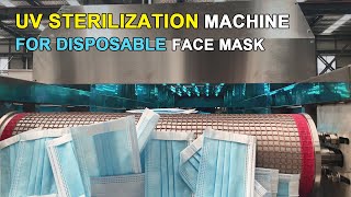 UV Sterilization Machine for Disposable Face Mask [upl. by Modeste]