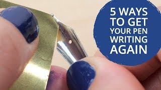 5 Ways to Get Your Pen Writing Again [upl. by Plossl341]