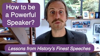 How to be a Powerful Speaker Lessons from History’s Finest Speeches  Tour Leader Tips [upl. by Saihttam]