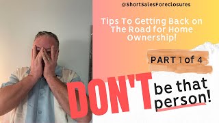 quot3 Mortgage Mistakes to Avoid When Buying After Foreclosure  Kansas City Real Estate Tips Pt 1quot [upl. by Dib]