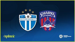 2024 NPLWVIC Round 24 South Melbourne FC v Port Melbourne Sharks SC [upl. by Wyck]