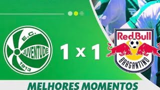 Juventude 1x1 bragantino melhores momentos 28• RODADA DO BRASILEIRÃO 2024 [upl. by Aronel]