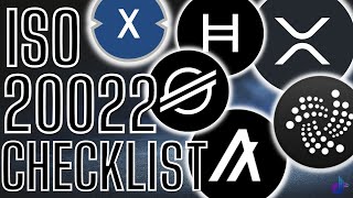 FULL ISO 20022 CRYPTO CHECKLIST ALL COINS REVEALED [upl. by Letti]