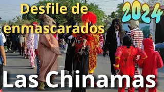 Desfile de enmascarados las chinamas El Salvador 2024 [upl. by Berna]