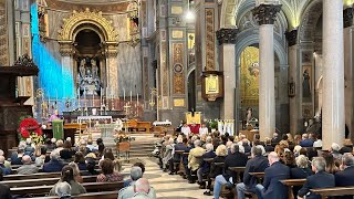 Funerali Ernesto Alicicco storico medico della Roma Presenti ex giocatori anche Daniele De Rossi [upl. by Yenial]