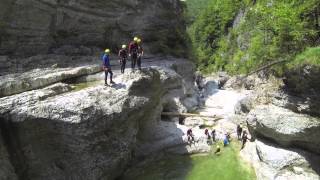 Adventure Service Zell am See  Canyoning  Tour FUN [upl. by Inaluiak]