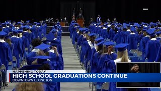 High school graduations continue in Lexington [upl. by Teillo999]