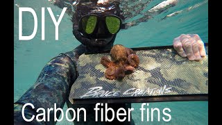 DIY Freediving carbon fins and knife [upl. by Durarte189]