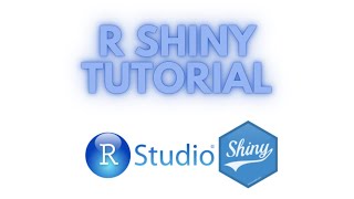 R Shiny Tutorial [upl. by Nnylatsyrk]