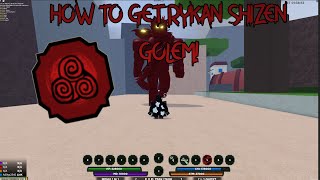 How To Get Rykan Shizen Stage 3 Golem  Shindo Life Roblox [upl. by Arahsak636]