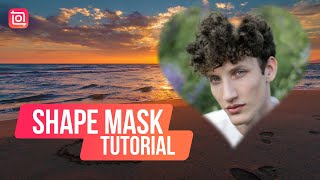 How to Create Mask with Shape in Videos  Shape Mask InShot Tutorial [upl. by Adalie]