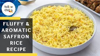 Saffron Rice Recipe in 30 Minutes A Fluffy and Aromatic Dish You Dont Want to Miss [upl. by Kaela]