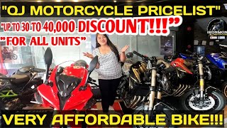 QJ Motorcycle Pricelist 2023 [upl. by Einnod]