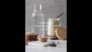 How to make Oat Milk with the Thermomix® recipe [upl. by Nylg]