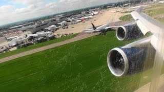 Utterly Fantastic British Airways HD 747400 Takeoff From London Heathrow [upl. by Crain]