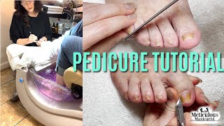 Pedicure Tutorial Why your Toenails may be Yellow [upl. by Daniala]