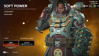 APEX LEGENDS  Gibraltar  Legendary  Soft Power [upl. by Aneled91]