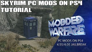 Converting Skyrim PC Mods to PS4 Jailbreak [upl. by Reuben]