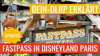 Der FastPass im Disneyland Paris aktualisiert  schnell erklärt von deindlrpde DEUntertitel [upl. by Ynnohj121]