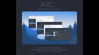 Install ARC X Theme For Windows 10 Letest [upl. by Huskamp]