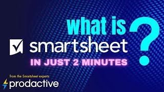 What is Smartsheet  In just 2 minutes [upl. by Kisor]