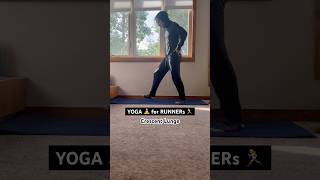 Crescent Lunge BEST Yoga Poses for RUNNERS yoga runner [upl. by Stonwin]