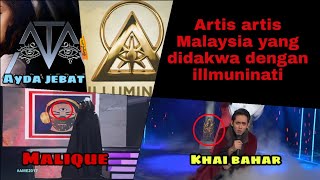 Artis artis Malaysia yang didakwa dengan illmuninati [upl. by Blanch669]