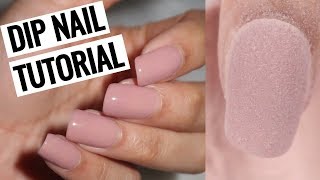 HOW TO DO DIP NAILS AT HOME  Revel Nail [upl. by Balthazar]