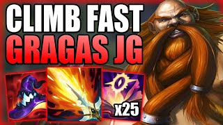 HOW TO USE THE POWER OF GRAGAS JUNGLE TO CLIMB OUT OF LOW ELO FAST Gameplay Guide League of Legends [upl. by Ragan]