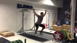 Heave Snatch Balance Olympic Weightlifting Exercise Library [upl. by Attej]