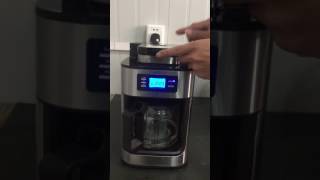 EXCELVAN grinder coffee maker operation video [upl. by Platt603]