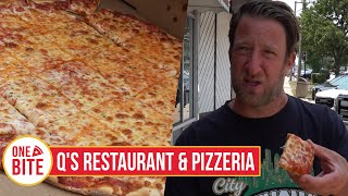 Barstool Pizza Review  Qs Restaurant amp Pizzeria Hillside IL [upl. by Hait205]