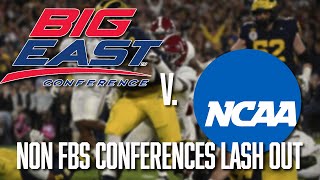 Non FBS Conferences Lash Out at NCAA As the Majority of Back Pay Falls on Them  House v NCAA [upl. by Aynotahs423]