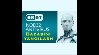 ESET NOD 32 antivirusi bazasini yangilash [upl. by Rola]