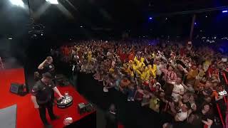 Dirk van Duijvenbode Walk On Incident 2023  Dutch Darts Championship Leeuwarden [upl. by Atival46]