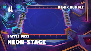 NEON STAGE  BATTLE PASS REMIX RUMBLE  TFT SET 10 [upl. by Mcfarland]