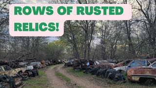 Exploring a HUGE ABANDONED Texas Salvage Yard Hundreds of 1940s  80s Cars amp Trucks Junkyard Tour [upl. by Esilrahc694]