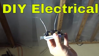 How To Remove Wiring Pushed Into A Light SwitchDIY Electrical [upl. by Akimak]