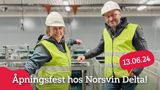 Åpningsfest hos Norsvin Delta på Løten juni 2024 [upl. by Aryamo320]