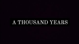 A THOUSAND YEARS COVER [upl. by Axia]