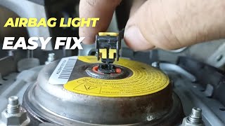 EASY FIX LESS THAN 5 MINUTES Spring Clock and Airbag light [upl. by Judas663]