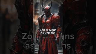 Zodiac Signs as Demons  Ai Generated [upl. by Odom]