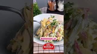 Mazali mayonezli salat recipe cooking food shorts [upl. by Shig389]