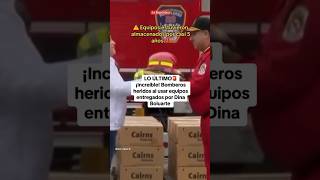 BOMBEROS heridos al usar equipos entregados por DINA BOLUARTE shorts lr [upl. by Oinotna]