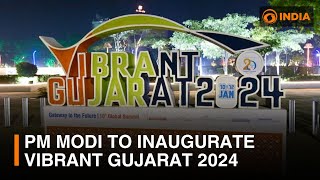 PM Modi to inaugurate Vibrant Gujarat 2024 [upl. by Eimme]