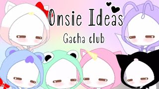 Gacha Club OnsieHoodie ideasGacha Club HacksOriginalishtysm for 50k views [upl. by Nnaeirb]