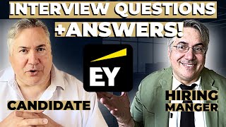 EY Interview Questions and Answers Pass In 2024 [upl. by Yngiram]