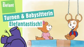 Bobo geht zum Kinderturnen amp Bobo und seine Babysitterin  Der Elefant  WDR [upl. by Egarton]