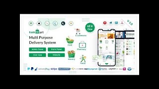 6amMart Multivendor Food Grocery eCommerce Parcel Pharmacy delivery app with Admin amp Website [upl. by Joana]